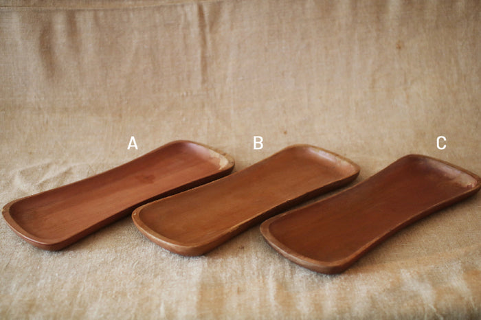 [Vintage] Long Wooden Trays