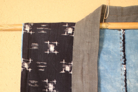 [Vintage] Children's Kasuri Kimono Work Vest
