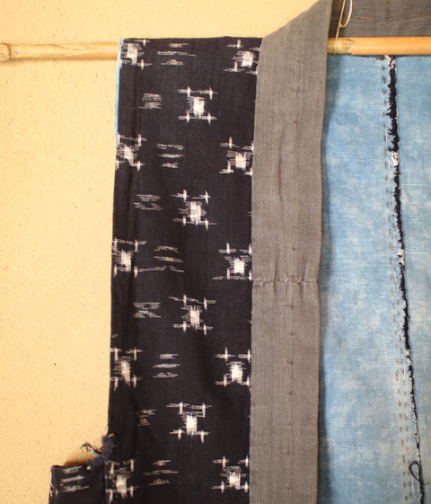 [Vintage] Children's Kasuri Kimono Work Vest