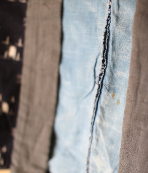 [Vintage] Children's Kasuri Kimono Work Vest