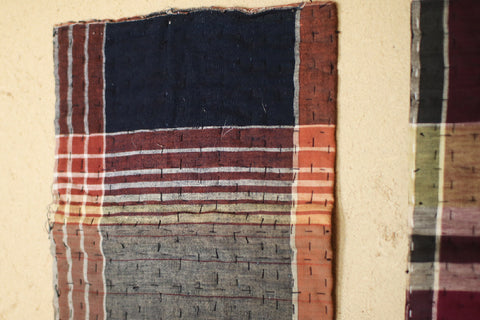[Vintage] Sashiko stitched zokin mats