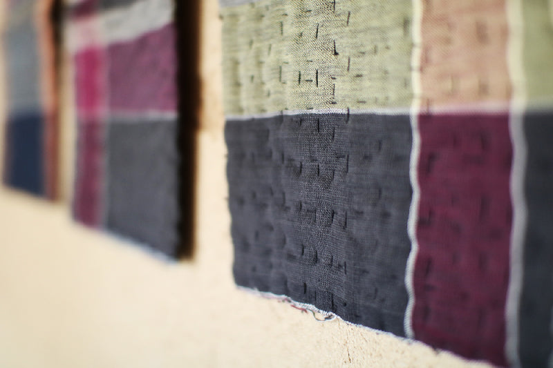 [Vintage] Sashiko stitched zokin mats