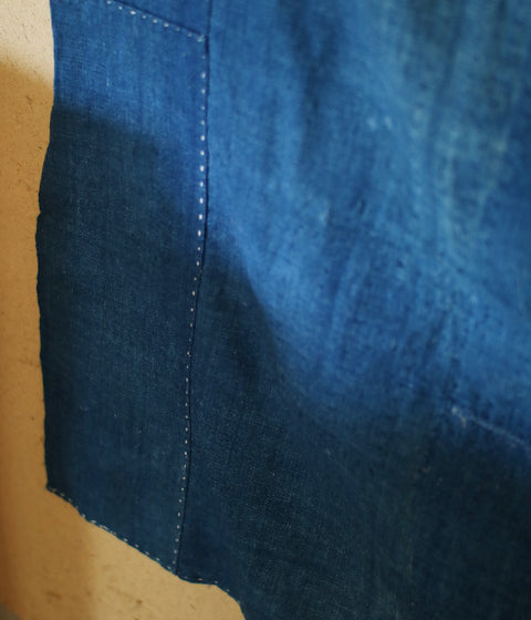 [Vintage] Indigo Blue Boro Vintage Folk Textile