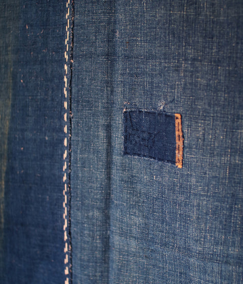 [Vintage] Indigo Blue Boro Vintage Folk Textile