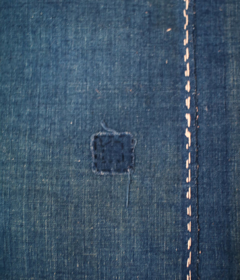 [Vintage] Indigo Blue Boro Vintage Folk Textile