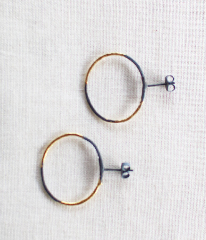 [SALE] Jona "bubble" Stud Earrings {Black}