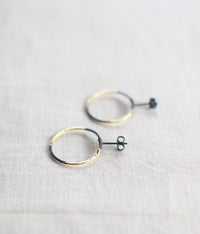 [SALE] Jona "bubble" Stud Earrings {Black}