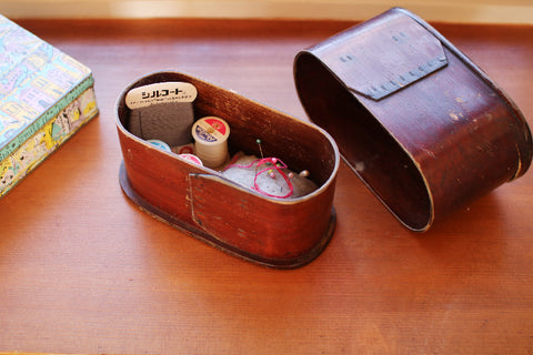 [Vintage] Japanese Bent Wood Bento Box (B)
