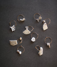 Kimiko Suzuki Hoop Earrings [A]