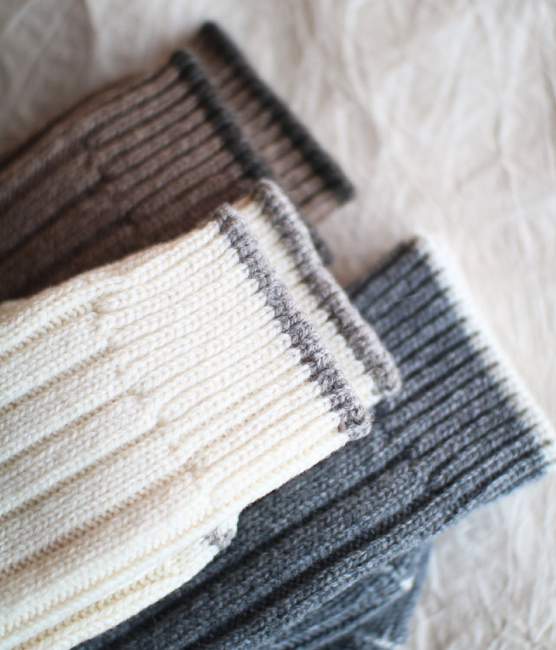 Vintage Machine Knitted Wool Socks from Nara, Japan – UGUiSU STORE