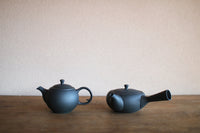 Round Kyūsu Teapot with Back Handle