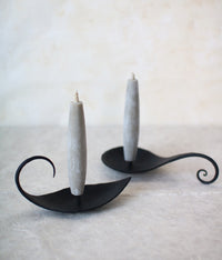 Decorative Iron Candle Stand {Leaf & Spoon}