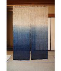 Aizome Indigo Dyed Linen Noren Curtain [A] (Pre-Order)