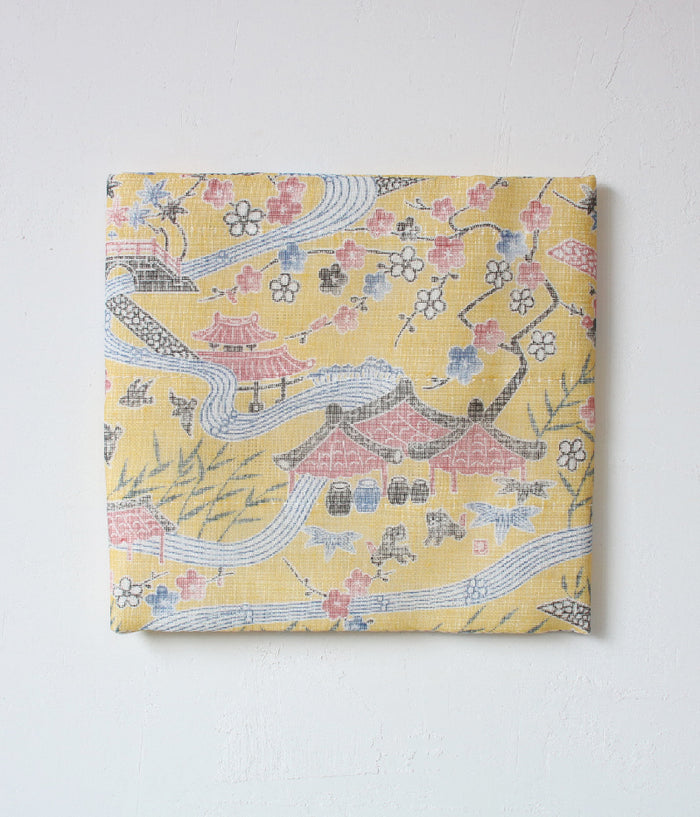 Shirayuki Towel {Okinawan Bingata - Yellow}