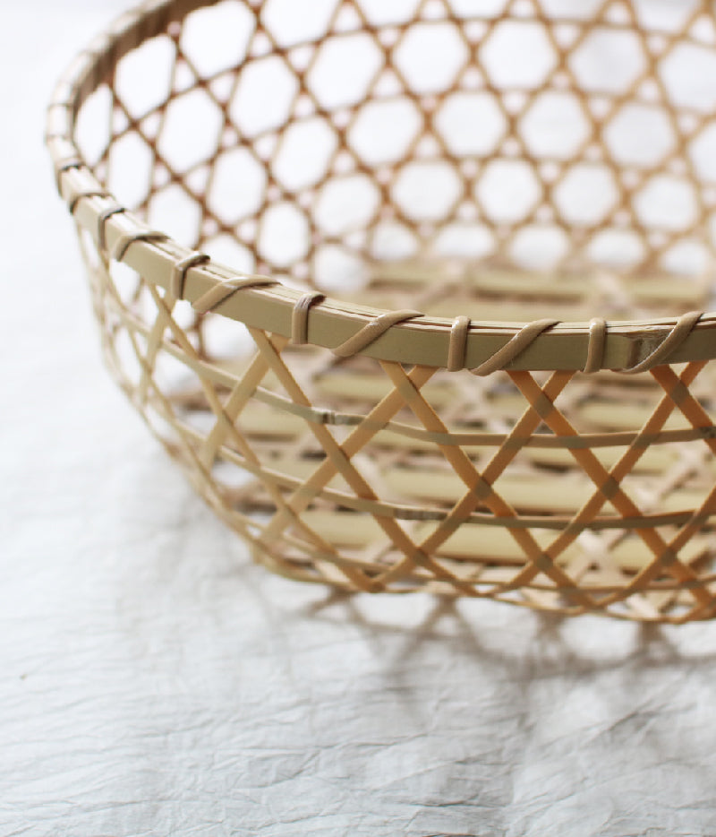 Mutsume Woven Bamboo Basket