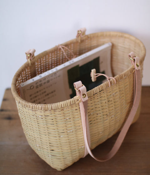 Bamboo Basket Tote - sold out