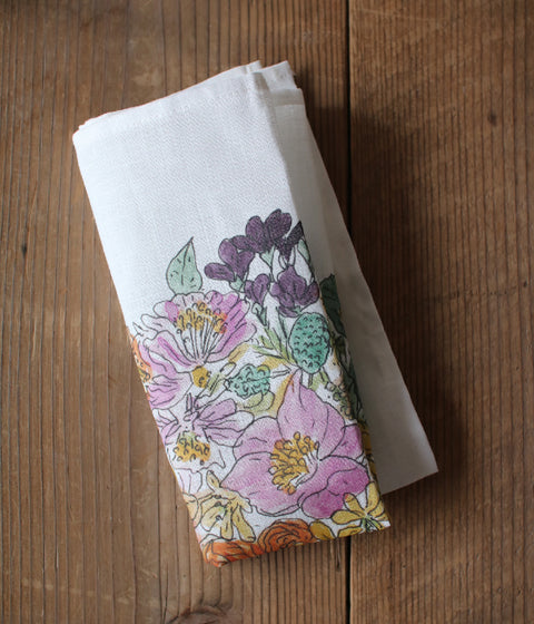 Linen Handkerchief {Bouquet}