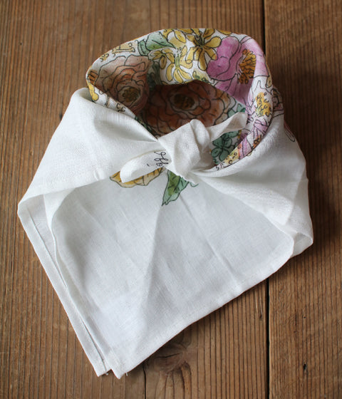 Linen Handkerchief {Bouquet}