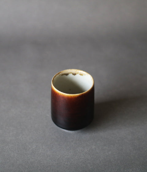 Gunji Pottery Brown Yunomi Teacup (sold out)