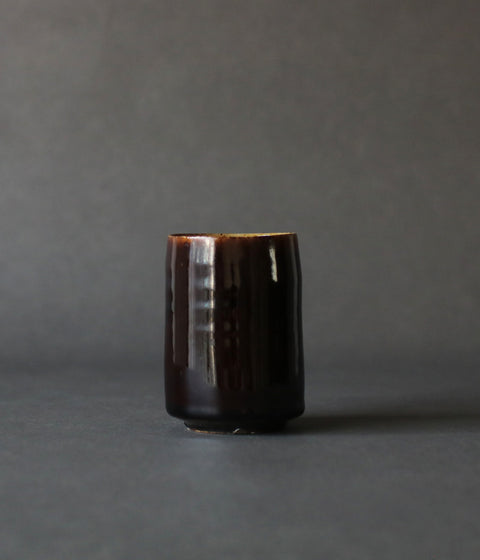 Gunji Pottery Brown Yunomi Teacup (sold out)