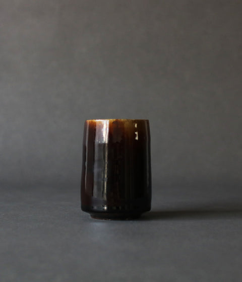 Gunji Pottery Brown Yunomi Teacup (sold out)