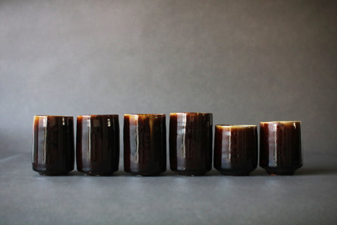 Gunji Pottery Brown Yunomi Teacup (sold out)