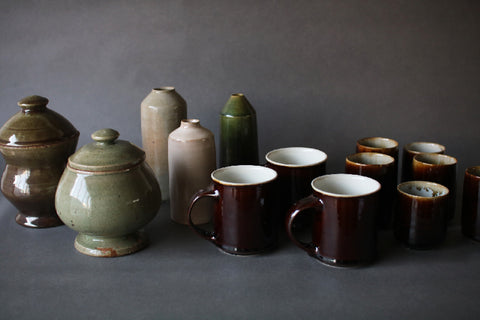 Gunji Pottery Brown Yunomi Teacup (sold out)