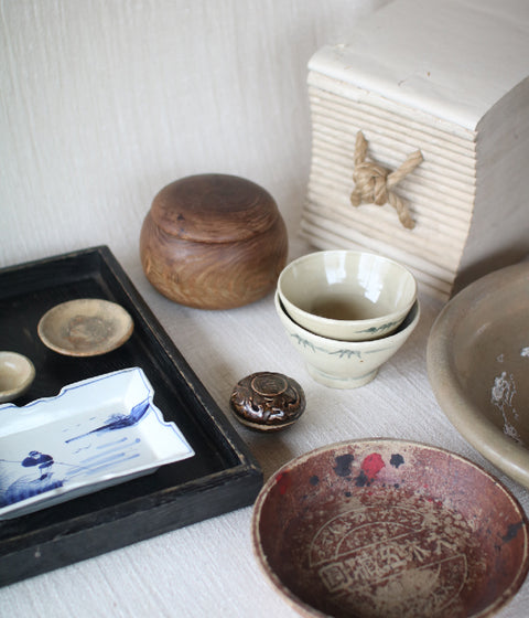 [Vintage] Seto Small Bowl (bamboo grass)