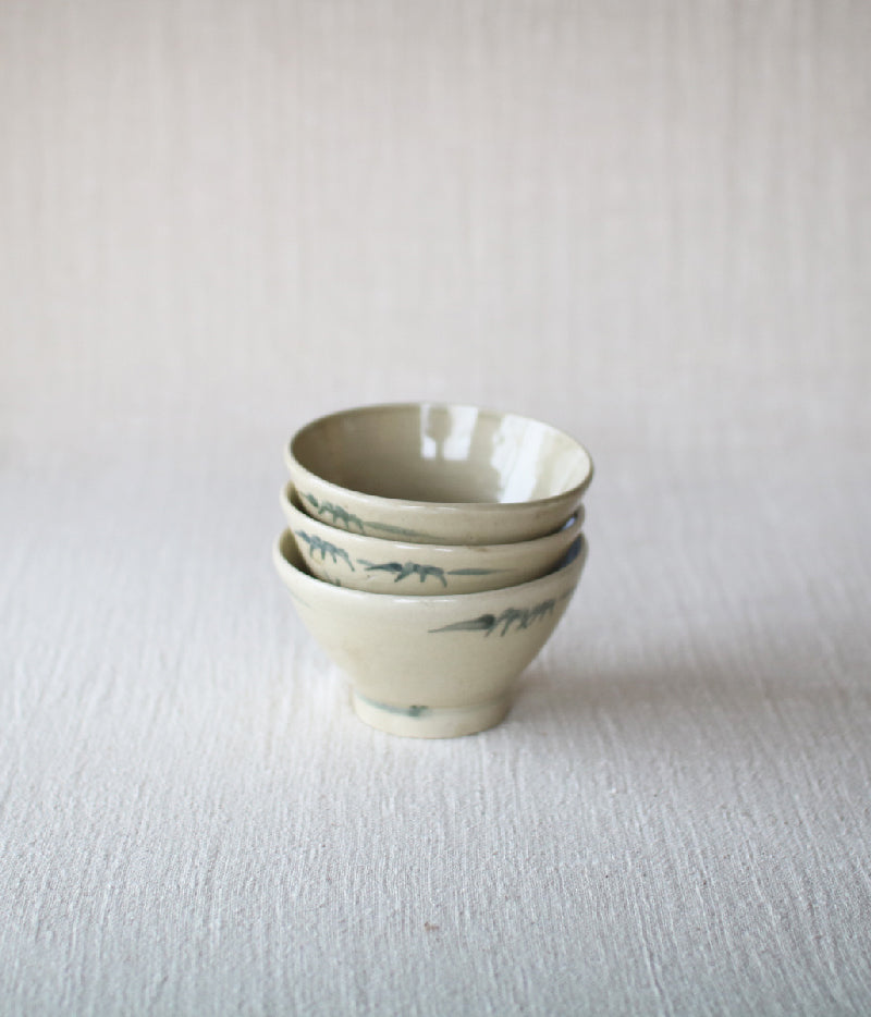 [Vintage] Seto Small Bowl (bamboo grass)