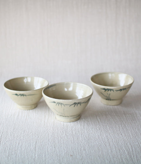 [Vintage] Seto Small Bowl (bamboo grass)