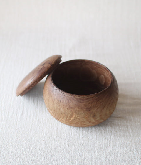 [Vintage] Japanese Wooden Go Bowl