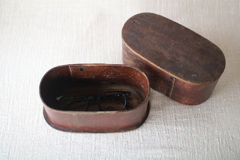 [Vintage] Japanese Bent Wood Bento Box (B)