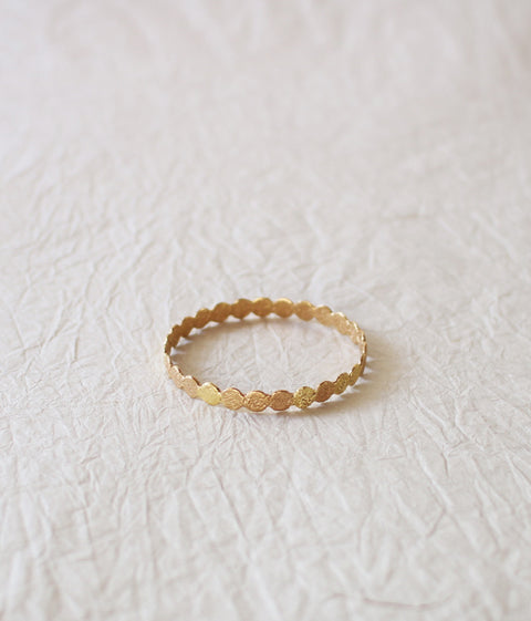 Jona 9 dots bangle / gold (ships in 1-2 weeks)