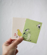 TORANEKO BONBON Animal Small Note Cards