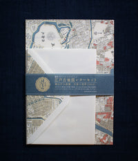 Edo Ancient Tokyo Map Letter Sets