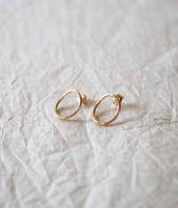 Jona Yubiwa Earrings Small / White, Black, Gold