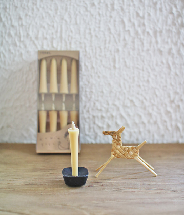 Komenomegumi Rice Bran Wax Candles (Set of 8)