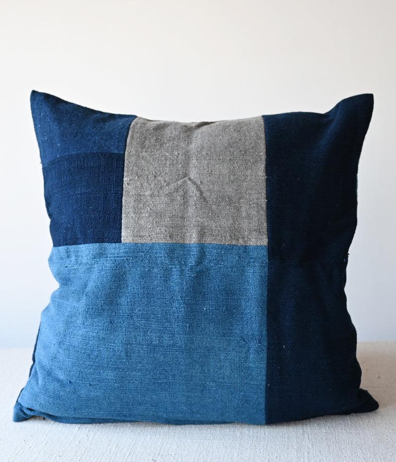 Aizome Patched Cushion Cover [J]