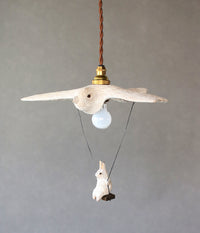 [PRE-ORDER] Bird Airplane Lamp with Rabbit