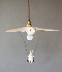 [PRE-ORDER] Bird Airplane Lamp with Rabbit