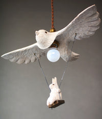 [PRE-ORDER] Bird Airplane Lamp with Rabbit