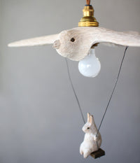 [PRE-ORDER] Bird Airplane Lamp with Rabbit