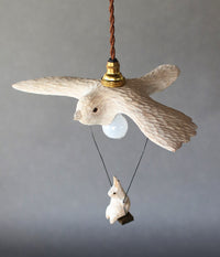 [PRE-ORDER] Bird Airplane Lamp with Rabbit