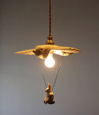 [PRE-ORDER] Bird Airplane Lamp with Rabbit