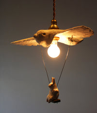 [PRE-ORDER] Bird Airplane Lamp with Rabbit