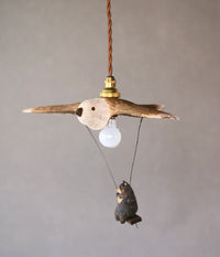 [PRE-ORDER] Bird Airplane Lamp with Bear