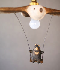 [PRE-ORDER] Bird Airplane Lamp with Bear