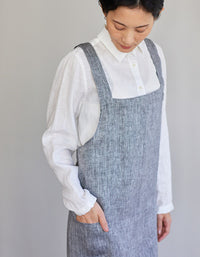 fog linen work Linen Cross Back Work Apron