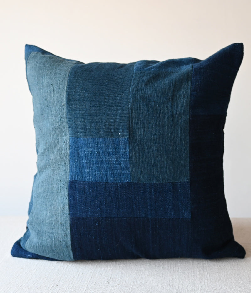 Aizome Patched Cushion Cover [L]