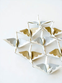 Renzuru Multiple Paper Crane Origami - Seigaiha